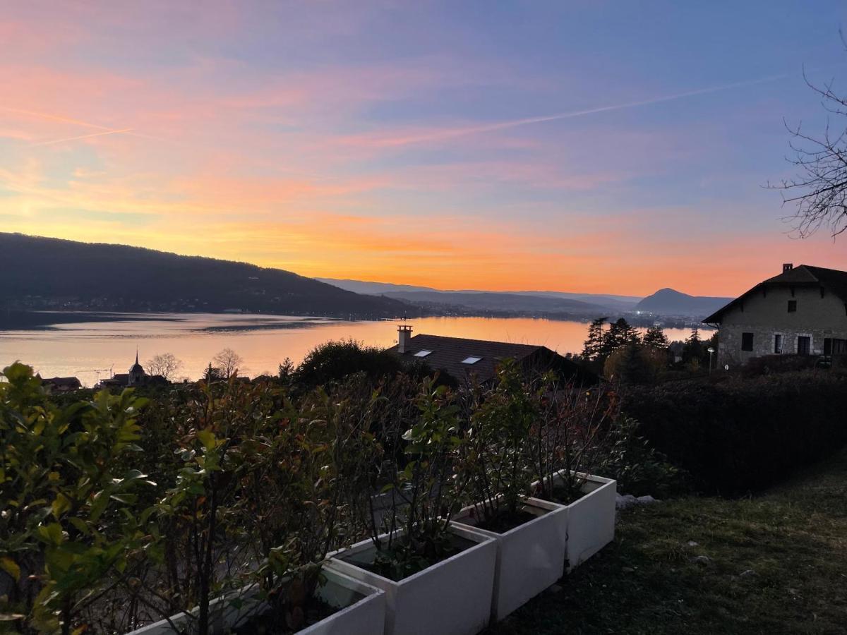 Maisonnette Vue Panoramique Lac D'Annecy Veyrier-du-Lac Exterior photo