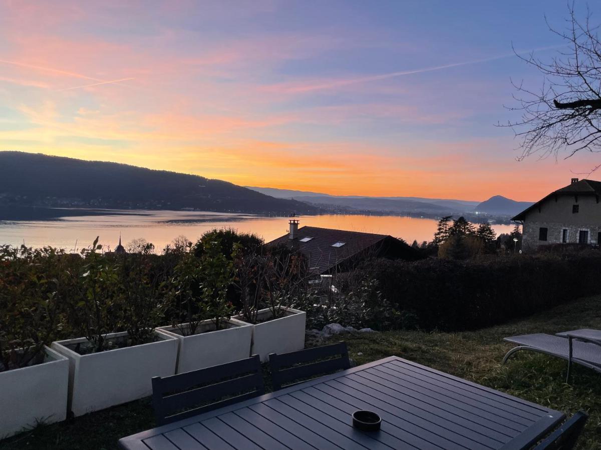 Maisonnette Vue Panoramique Lac D'Annecy Veyrier-du-Lac Exterior photo